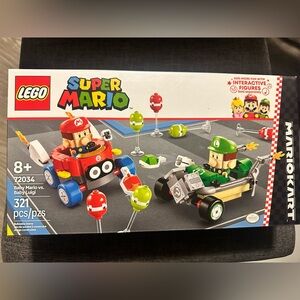 LEGO Super Mario Kart Set - Red, Green, and Black